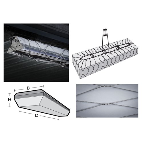 SafeKeeper vaiernett, 150x10x13cm Max.load 20kg