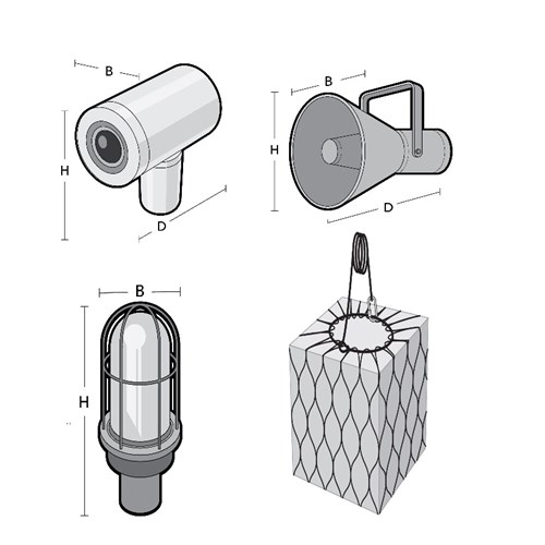 SafeKeeper vaiernett, 20x12x10cm Max.load 20kg