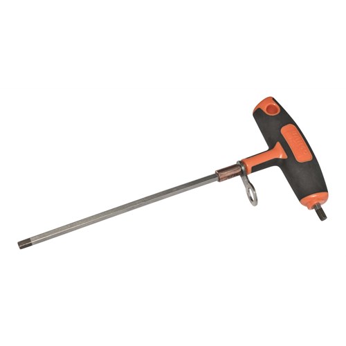 Sekskantnøkkel T-håndtak med sikring 3 x 100 mm